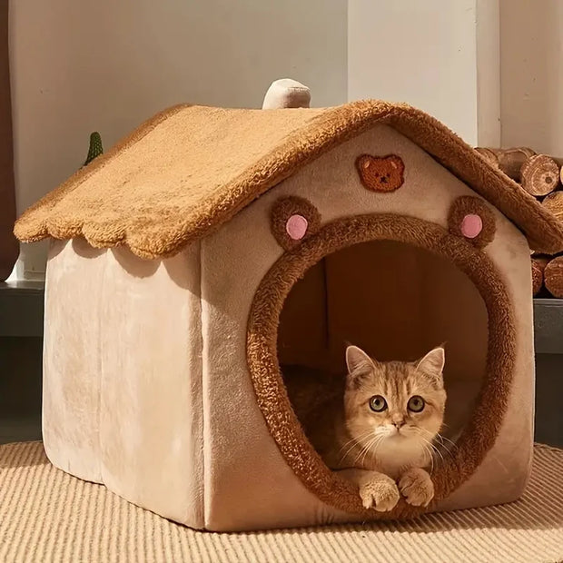 Foldable Pet House Removable Washable