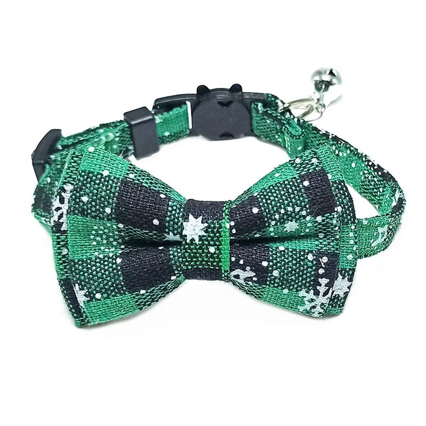 Pet Breakaway Cat Collar Bow Tie Bell