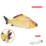 Pet Cat Toy Simulation Electric Fish Built-in