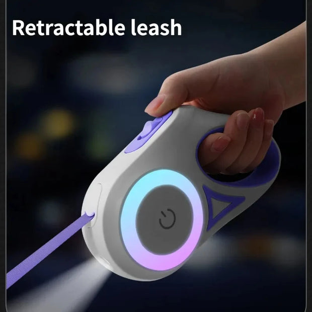 Automatic Retractable Dog Leash Night