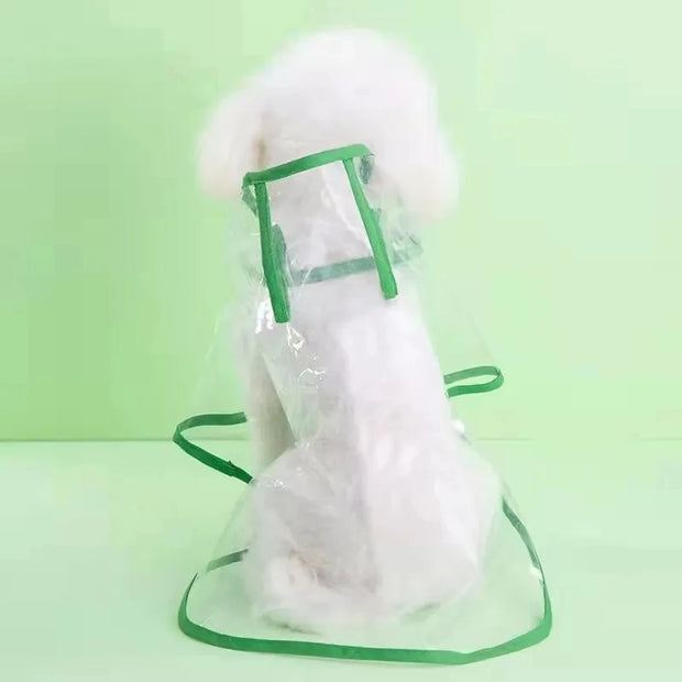 Pet Dog Puppy Transparent Rainwear Pet