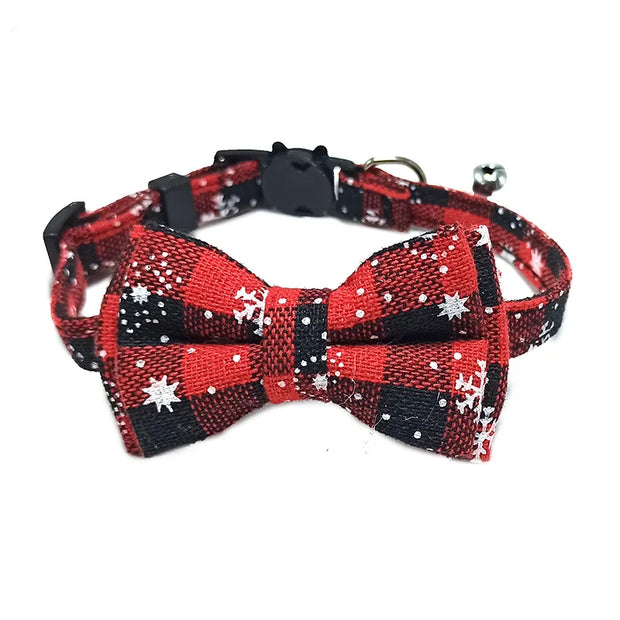 Pet Breakaway Cat Collar Bow Tie Bell