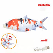 Pet Cat Toy Simulation Electric Fish Built-in