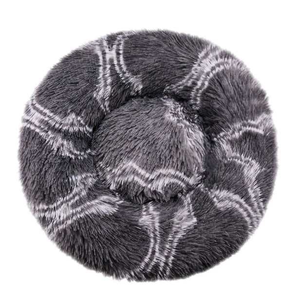 Round Dog Bed Winter Warm Cat Bed