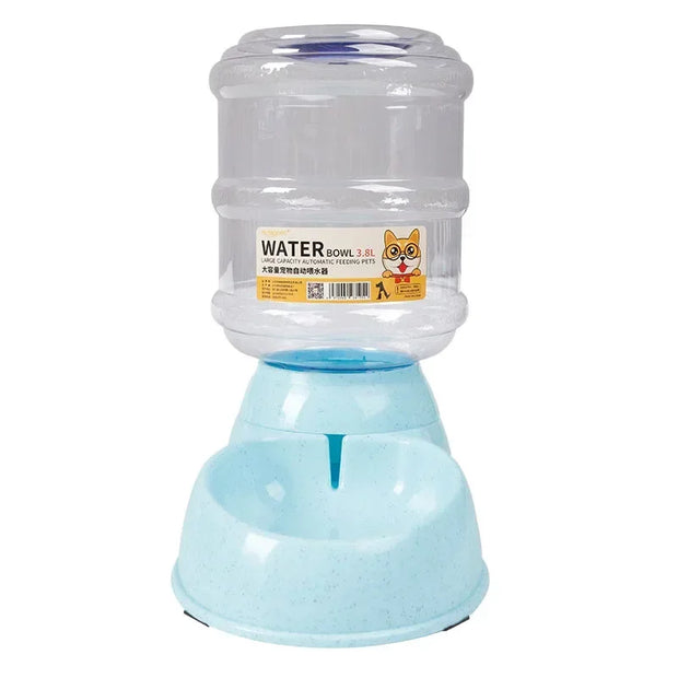 Dog Automatic Feeders Plastic Water Bowl