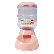 Dog Automatic Feeders Plastic Water Bowl