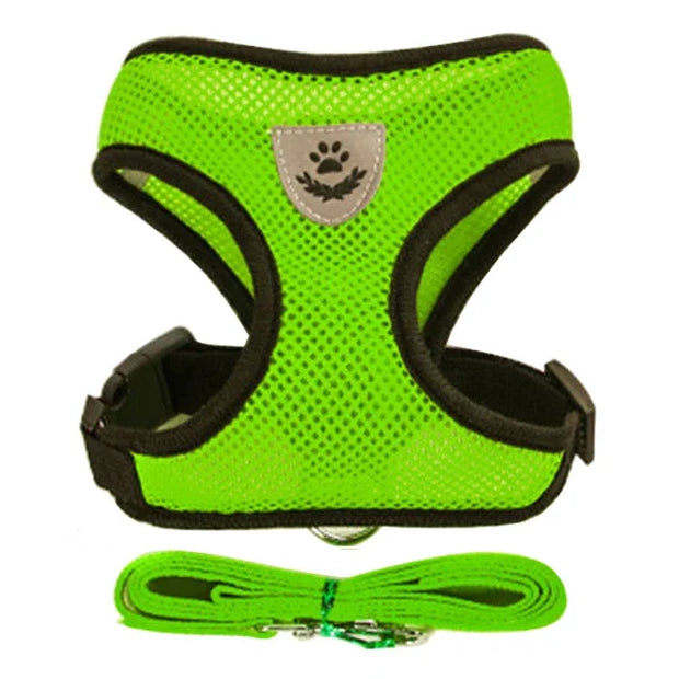 Cat Harness Vest Walking Lead Leash