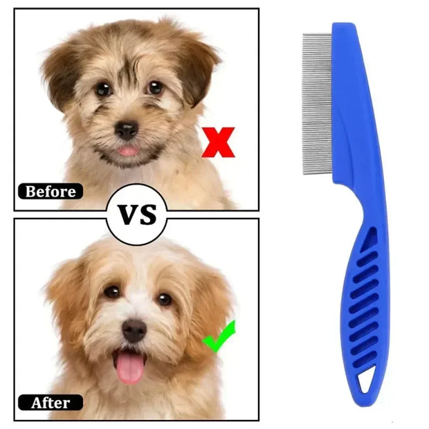 Pet Grooming Flea Comb Stainless Steel