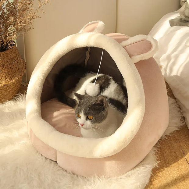 Deep Sleep Cat Bed Cartoon Pet Bed