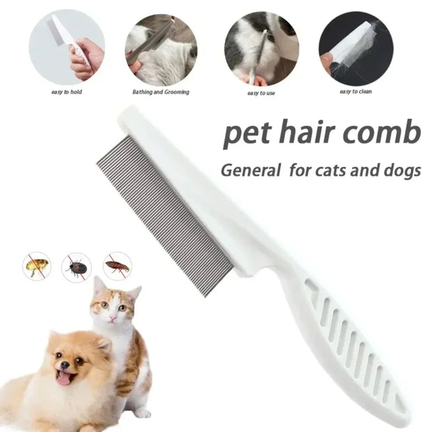 Pet Grooming Flea Comb Stainless Steel