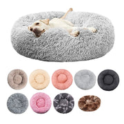 Round Dog Bed Winter Warm Cat Bed