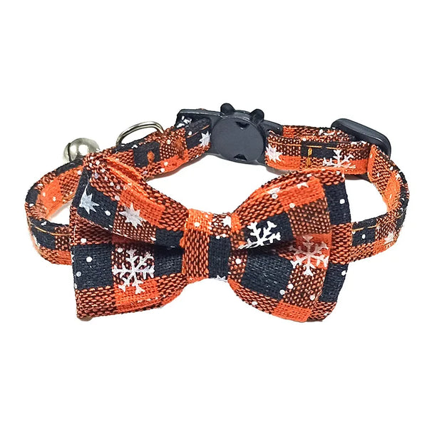 Pet Breakaway Cat Collar Bow Tie Bell