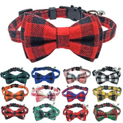 Pet Breakaway Cat Collar Bow Tie Bell